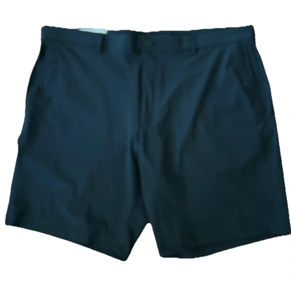 NWT Greg Norman Stretch Golf Shorts 40 Black Lightweight Easy Care 8.5